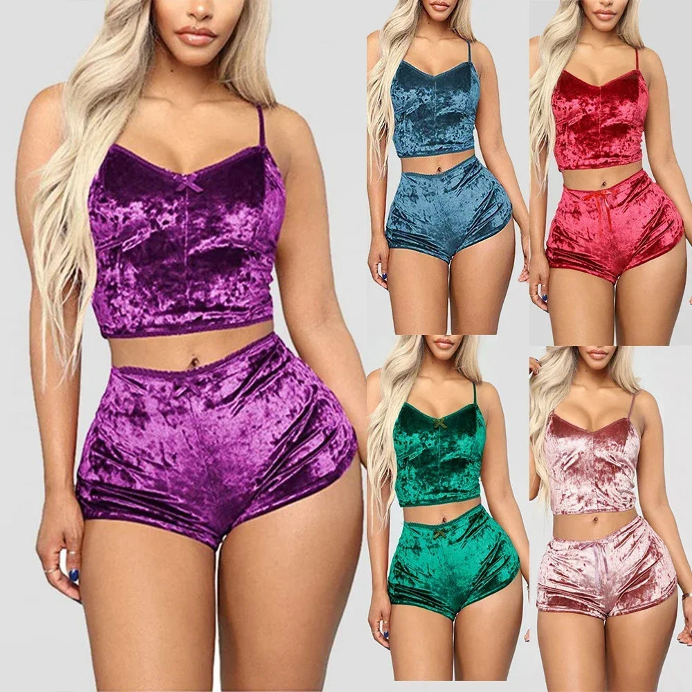 Velvet Pajamas Set